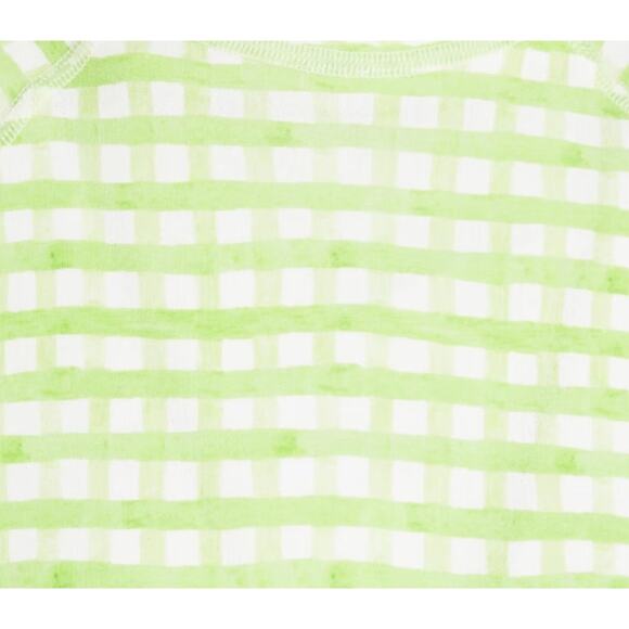 JACQUEMUS Tuba cropped gingham jersey turtleneck top - Picture 2 of 9